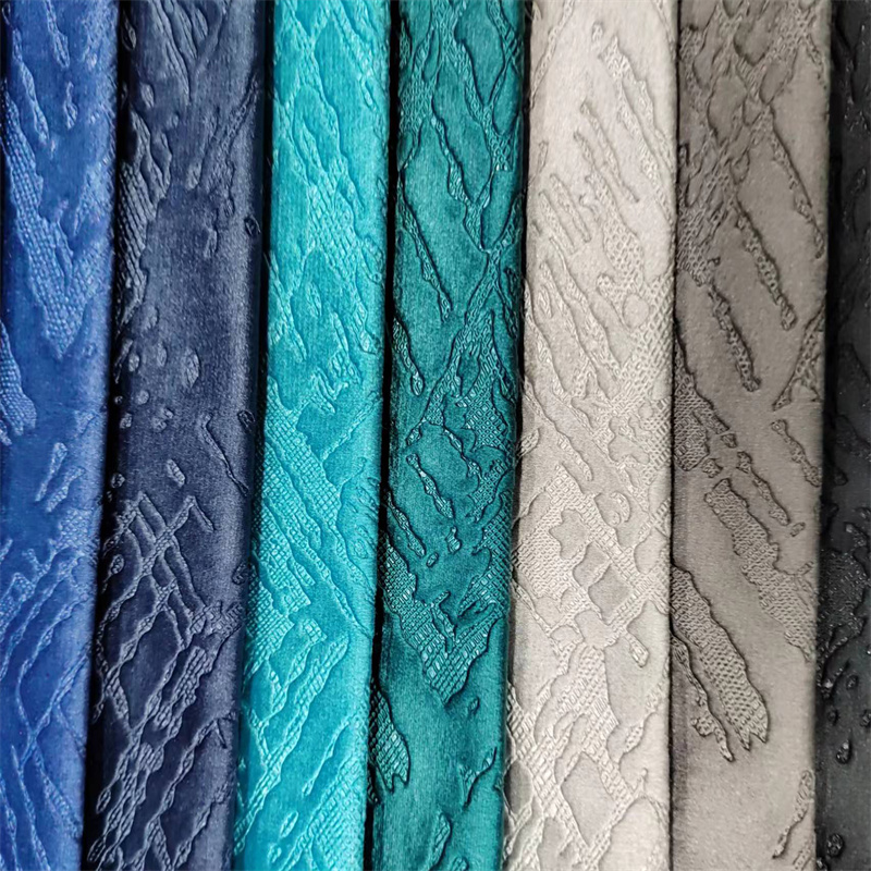 W9081 + 3D pressé fleur Art velours hollandais 3D tissu de rideau de flanelle en relief